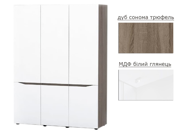Шкаф MatroLuxe Beverly дуб сонома трюфель 