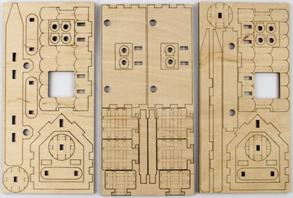 Дерев'яний 3D-конструктор Зірка Знаряддя Таран 100729