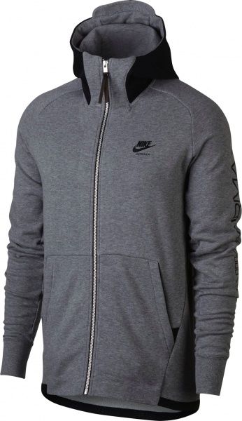 Джемпер Nike M NSW HOODIE AIR MAX FZ FT 886071-091 р. S сірий