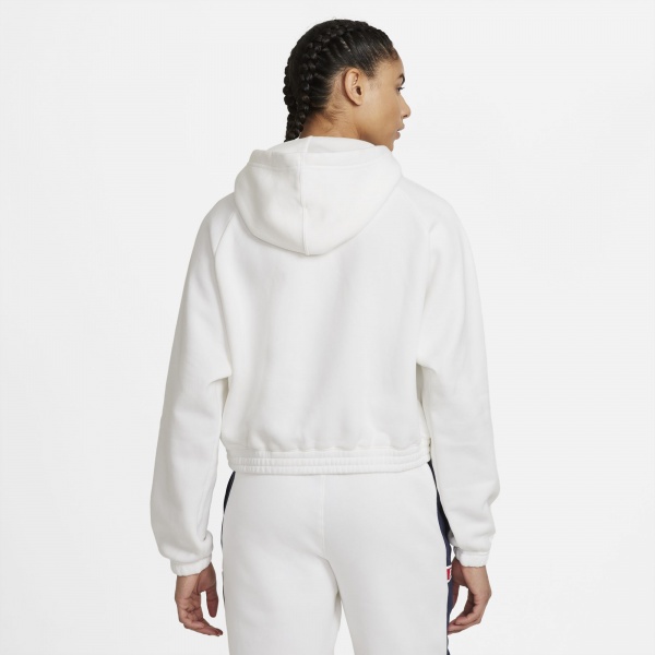 Джемпер Jordan W J PSG FLEECE HOODIE PO DC0461-100 р. L бело-синий