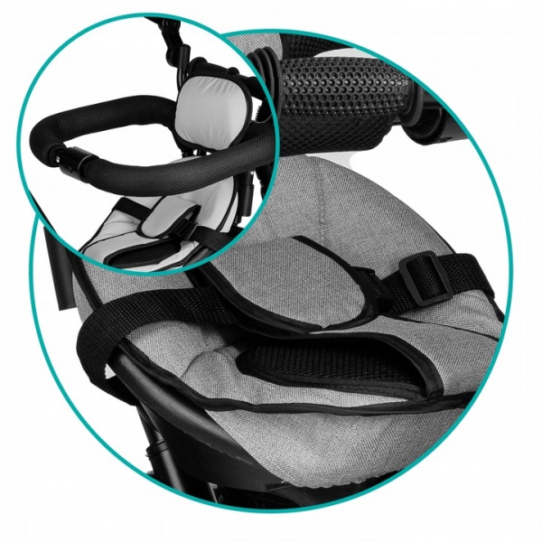 Велосипед-коляска Qkids Mila серый ROTR00006 