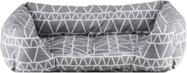 Лежак FX home Трикутник сірий 65х48 см