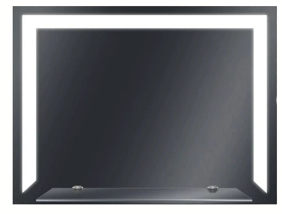 Дзеркало Україна 04 ML-57 з полицею та з Led підсвіткою 500х690 мм 