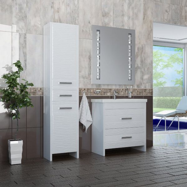 Тумба с умывальником Аква-Родос Лотос 80 Frame 80 см