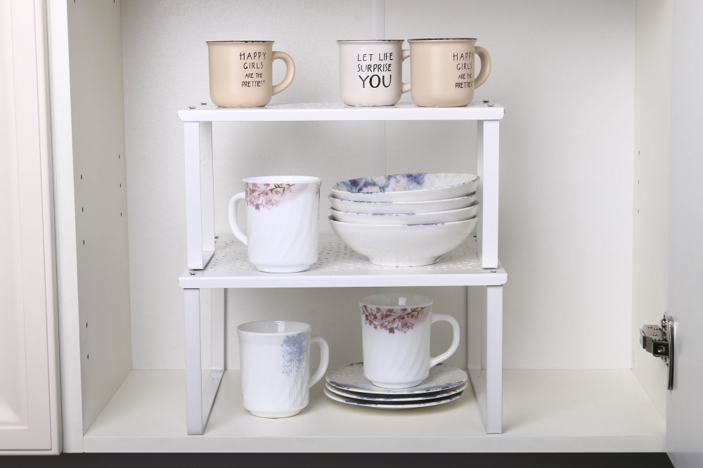 Полка Flamberg Small 315х130х155 мм настольная белая