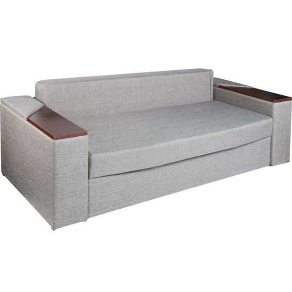 Диван Берегиня Акорд 2500х1050х740 мм сірий/аквамарин