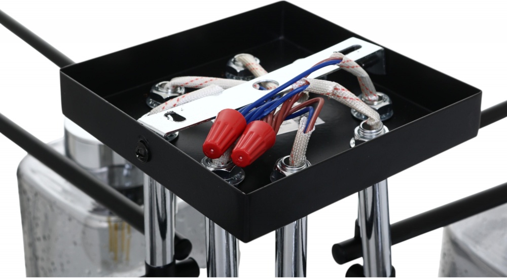 Люстра Sensio Orlean 8x40 Вт E27 чорний хром LS-07380/8B-E2740W