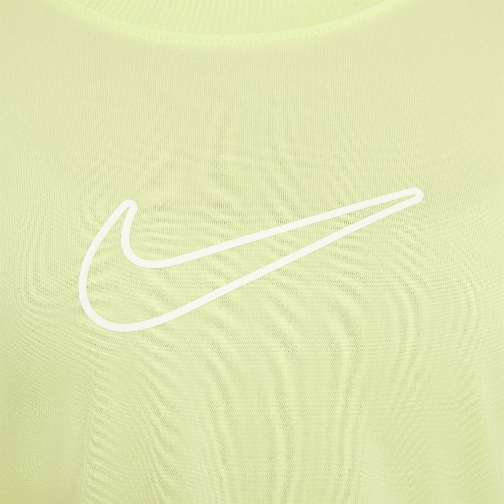 Футболка Nike G NK DF ONE STD SS TOP HBR FZ5600-736 р.XS желтый