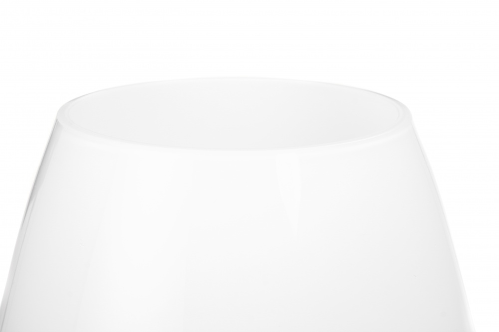 Ваза скляна Wrzesniak Glassworks Maestro Tear 22,8 см біла 17-10076A