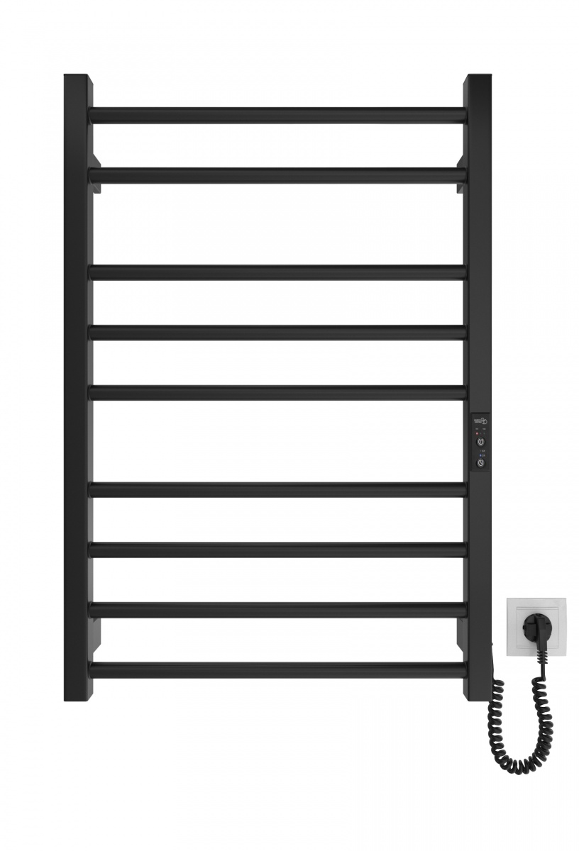 Полотенцесушитель электрический ScandiSPA Linea 770х530 ЧМ черный мат — фото 1