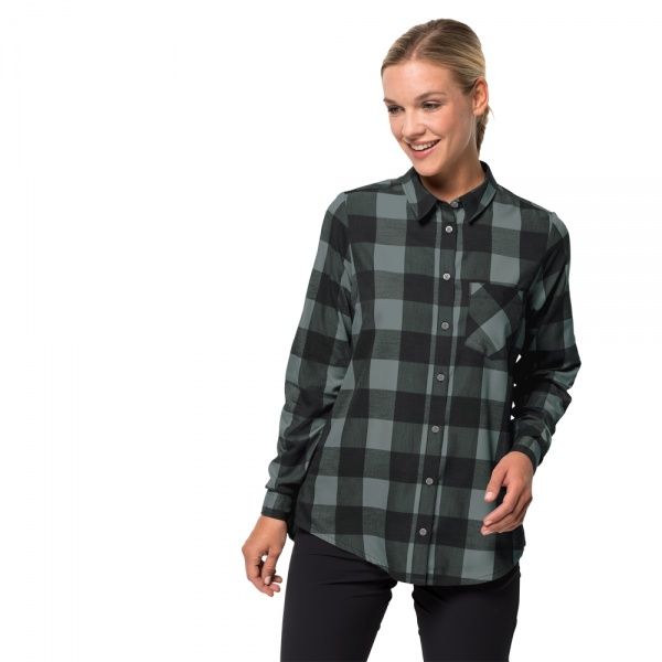 Сорочка Jack Wolfskin HOLMSTAD SHIRT 1402722-7642 р. L зелений