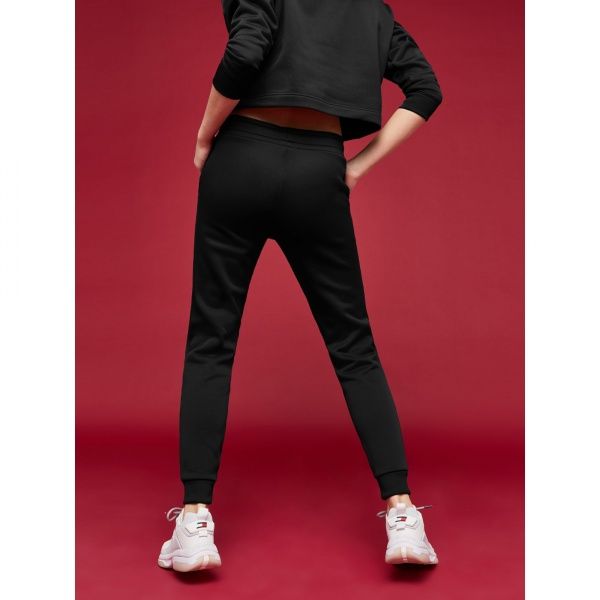 Брюки Tommy Hilfiger FLEECE JOGGER BIG LOGO S10S100289099 р. S черный