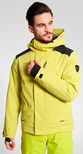 Куртка EA7 WOVEN BOMBER JACKET 6GPG08-PNQ7Z-1874 р.XL салатовий