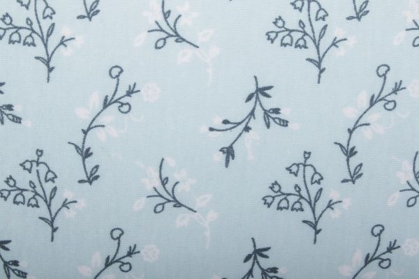 Набор наволочек 70x50 см голубой с принтом Homeline 