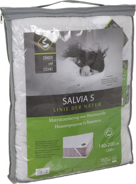 Наматрасник Songer und Sohne Salvia S 140x200 см 
