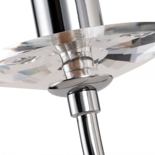 Бра Arte Lamp 1x60 Вт E14 білий/хром A3625AP-1CC 