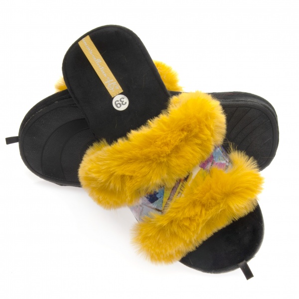 Тапки домашние Home Story 211703-9 р. 38 желтый 