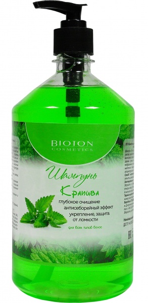 Шампунь Bioton для всіх типів волосся Кропива 1000 мл