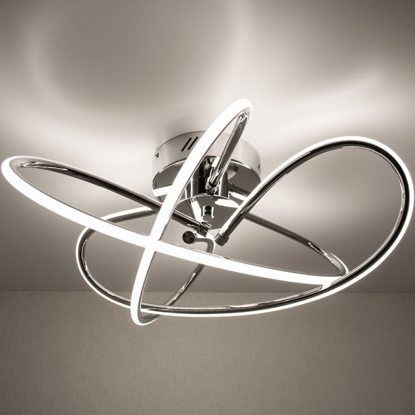 Світильник світлодіодний Luminaria 60 Вт хром 4000 К LIANA MONO 60W R-CHROME 