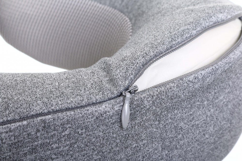 Подушка для подорожей Grace Luna 24x25 см світло-сірий