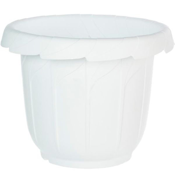 Горщик квітковий Lamela Лаура 32х26.3 см білий 