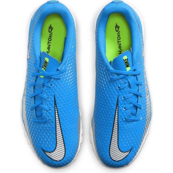 Сороконожки Nike Jr.Phantom GTAcademy TF CK8484-400 р. US 1,5Y зеленый