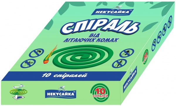 Спіраль Некусайка від літаючих комах 125 г