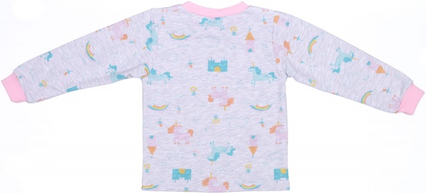 Піжама дитяча для дівчинки Татошка 0102271едс р.110 сірий 