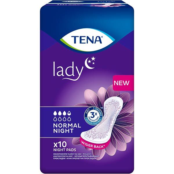 Прокладки урологические Tena Lady Normal Night normal 10 шт.