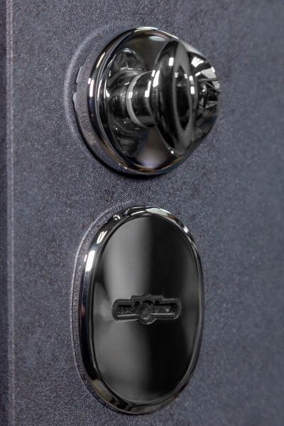 Дверь входная Булат Термо House - 705 стеклопакет антрацит 2050x950 мм левая