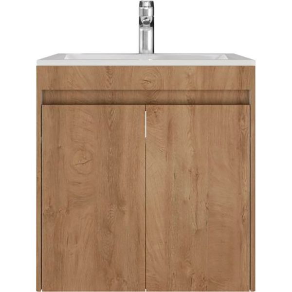 Тумба підвісна Water House Preference N1 60 МДФ розпил дерева медовий під умив.Como 60