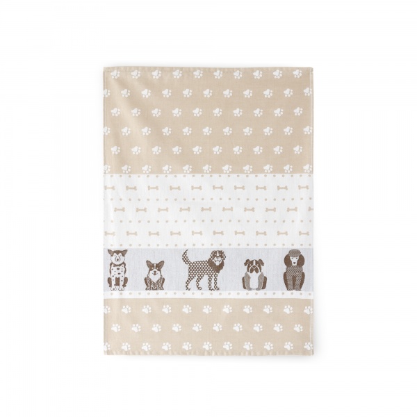 Рушник кухонний Dogs 50x70 см Zwoltex бежевий 