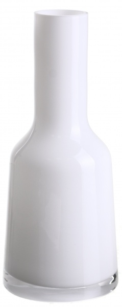 Ваза стеклянная Wrzesniak Glassworks Opal 20 см белая 