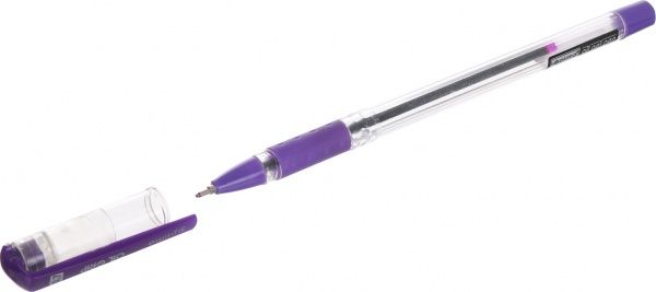 Ручка Optima Oil Grip 0,5 мм фиолетовая 