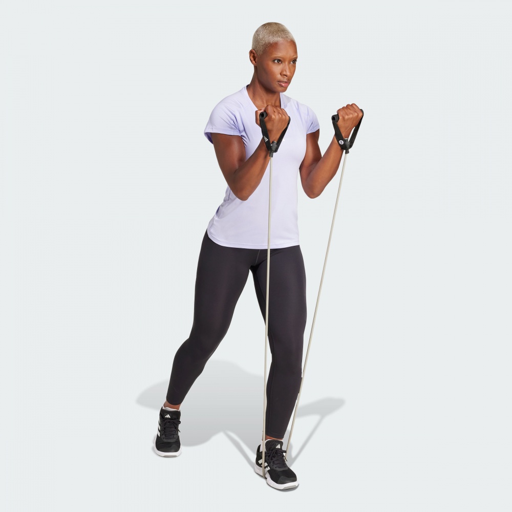 Футболка Adidas TR-ES MIN T JC9564 р.XS фіолетовий