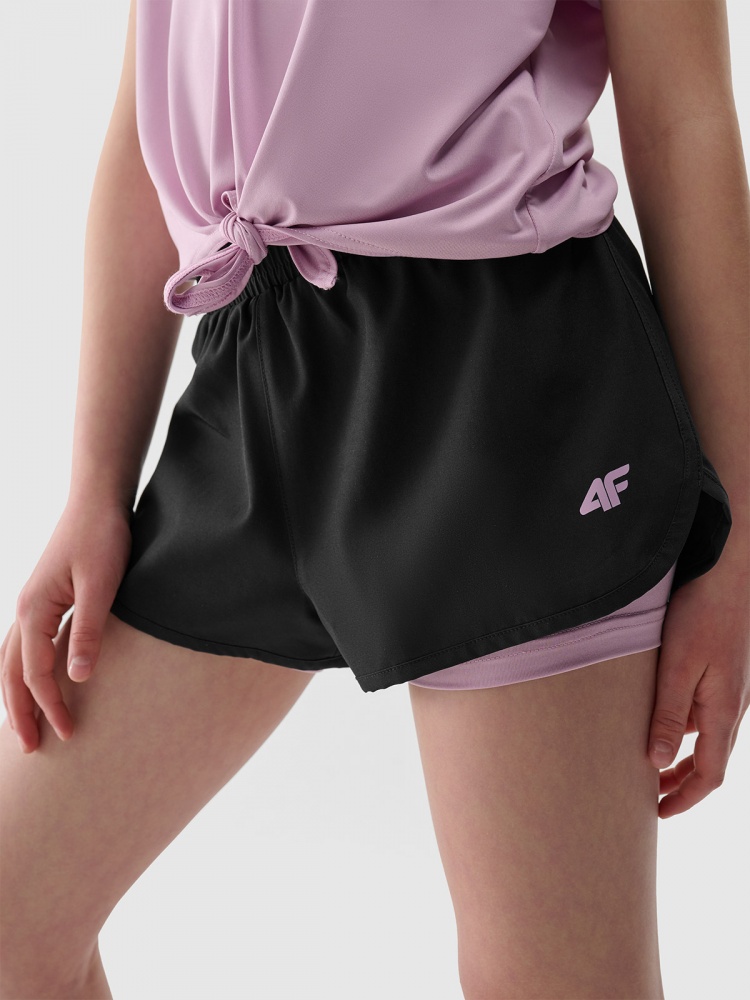 Шорти 4F SHORTS FNK F0844 4FJWSS25TFSHF0844-20S р. 122-128 чорний