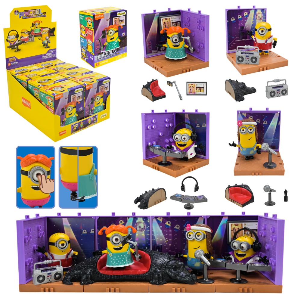 Фігурка-конструктор Blokees Minions серія 2 (4 види) 74855