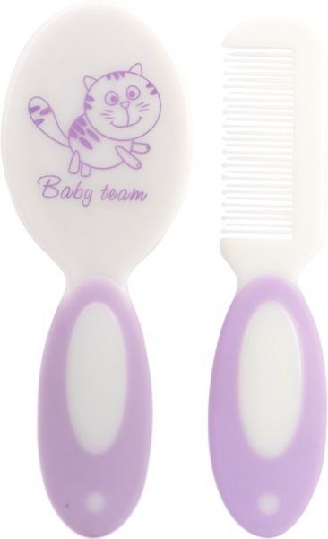 Щетка для волос Baby Team с гребешком 7106 NEW
