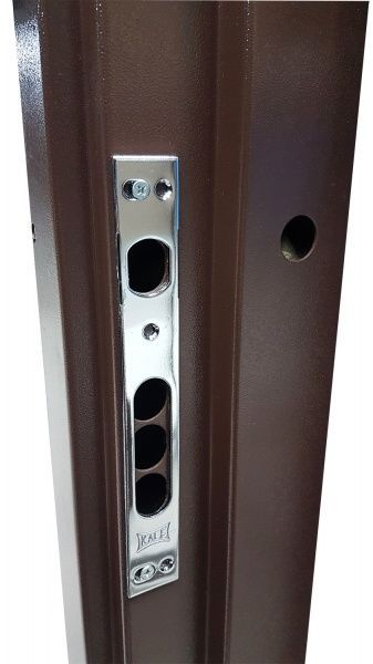 Дверь входная Булат Гарант 802 карамельное дерево 2050x850мм левая