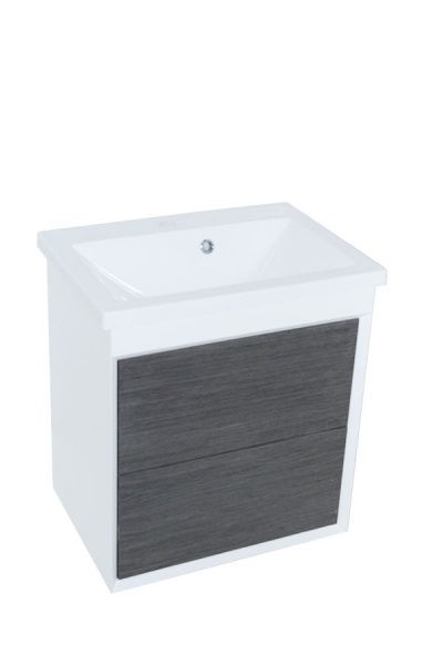 Тумба ХАСТ Niceконсольна зумивальникомBianco65сіра