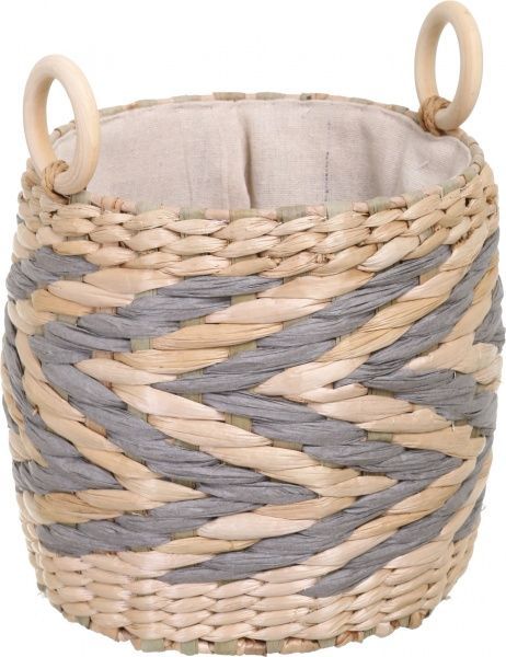 Корзинка плетеная Tony Bridge Basket с текстилем 19х19 см BXF20-5C-3 