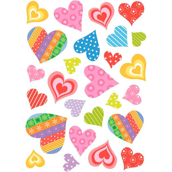 Декоративная наклейка Сердечка