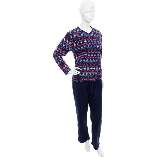 Костюм домашній жіночий Snowflake темно-синій S