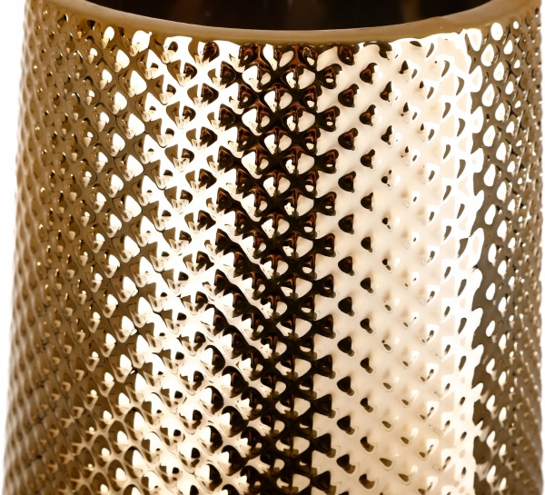 Ваза керамічна Glossy DLPQ1449B/A-1 27 см золотиста 