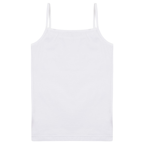 Майка для девочек Bibo р.104 белый гладкий 33150 