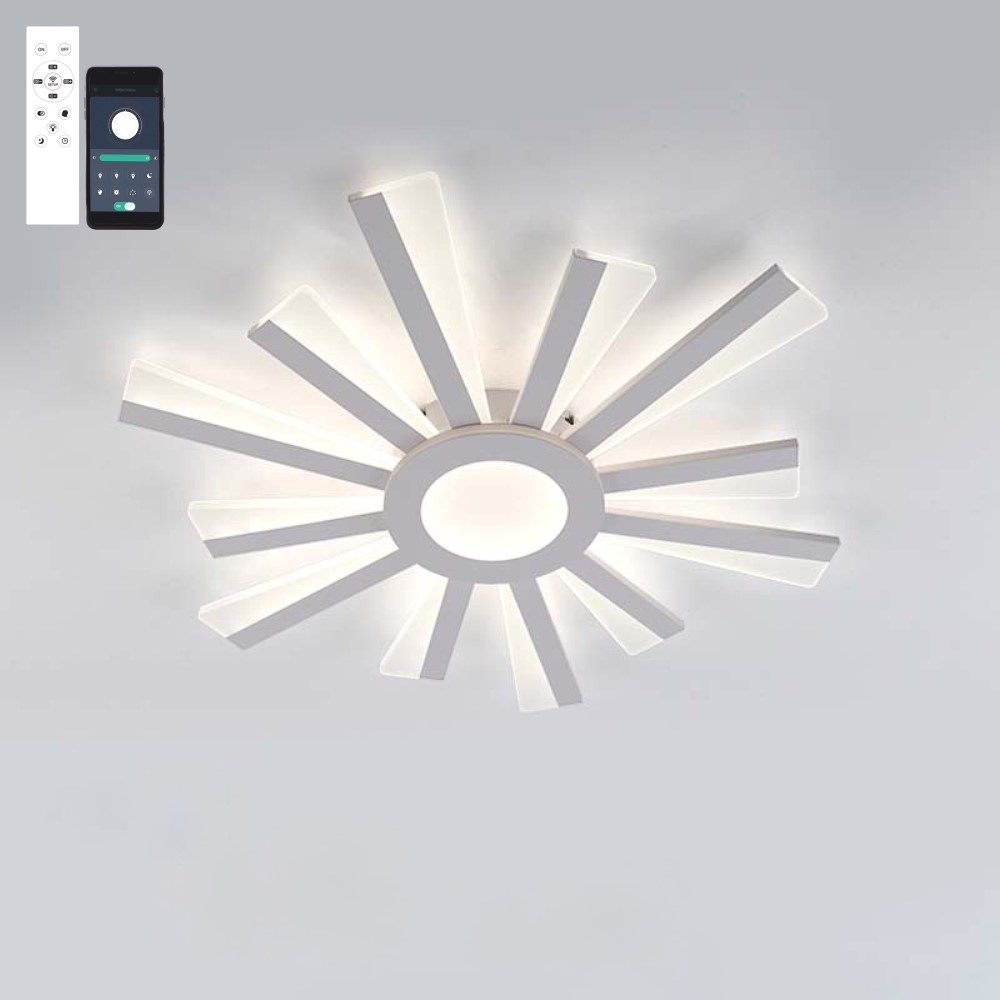 Люстра светодиодная ESLLSE TERESA 1x70 Вт LED-модуль белый 10205