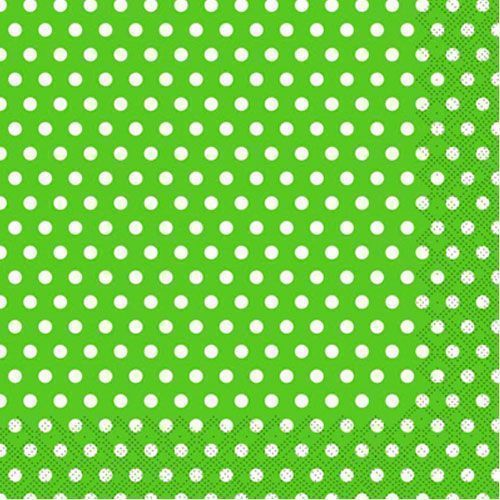 Салфетки столовые Silken Горошки 33х33 см цветные 20 шт.