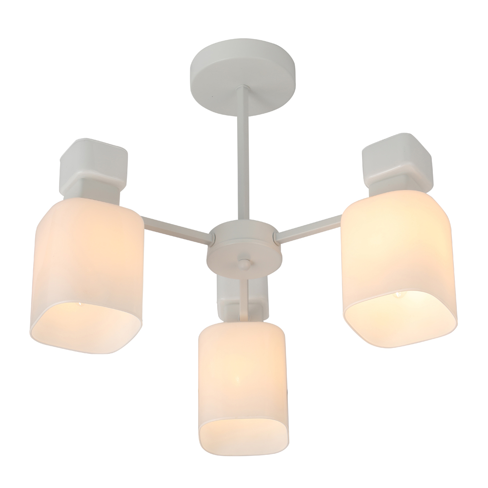 Люстра підвісна ARDERO Olivia 3x15 Вт E27 білий BL1130