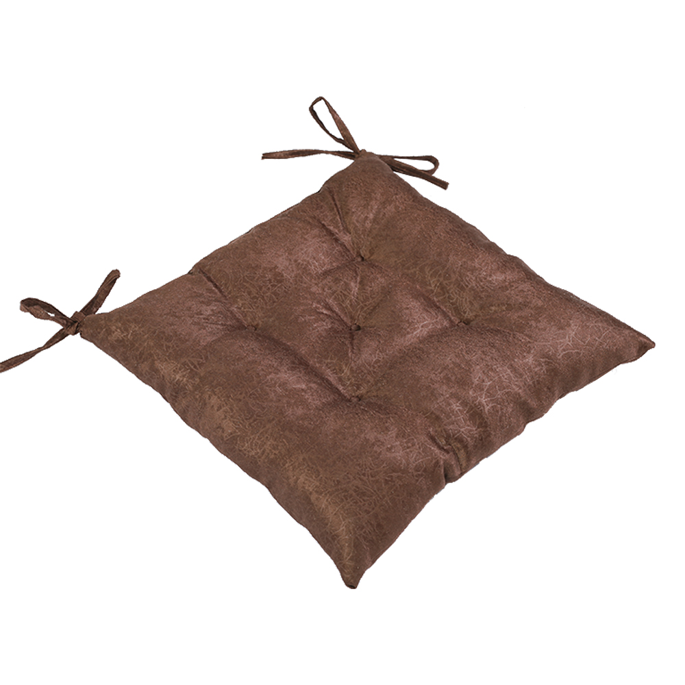Подушка Georgia 38х38х8 CHOCO, Plenet 14 коричневая