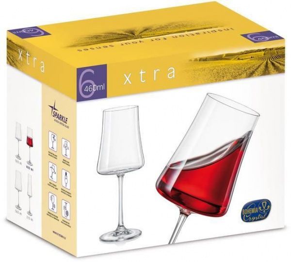 Набор бокалов для вина Extra 560 мл 6 шт. Bohemia